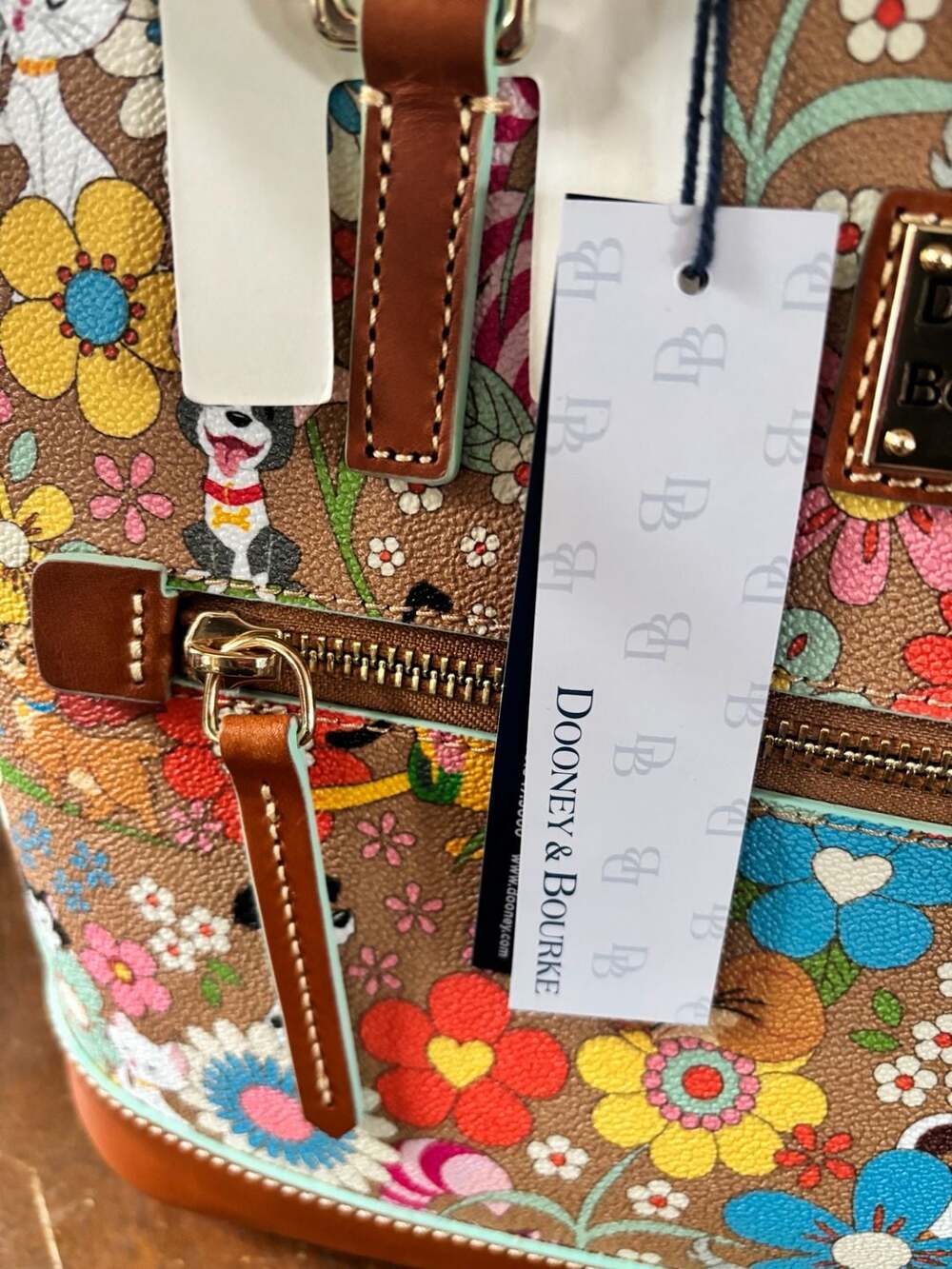 Dooney & Bourke Disney Pets Frolic Satchel Handbag NWT - Picture 5 of 14